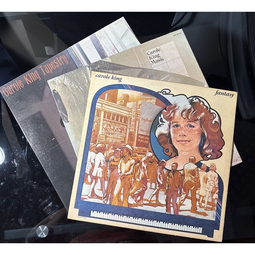 Carole King Vinyl LP Lot -3 Tapestry Music Fantasy Original 1971 1973 1st Press